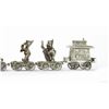 Image 11 : Hudson Pewter WDRR (17) Piece Train Set.