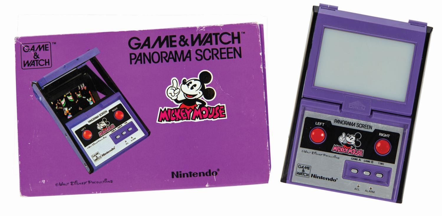 Nintendo Game & Watch Mickey Panorama Screen Console. | Barnebys