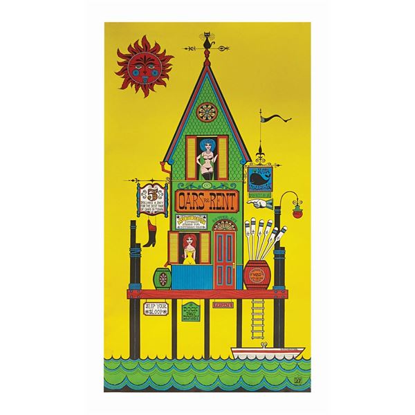 Rolly Crump "Oars for Rent" Poster.