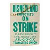 Image 3 : Pair of Disneyland on Strike Picket Signs.
