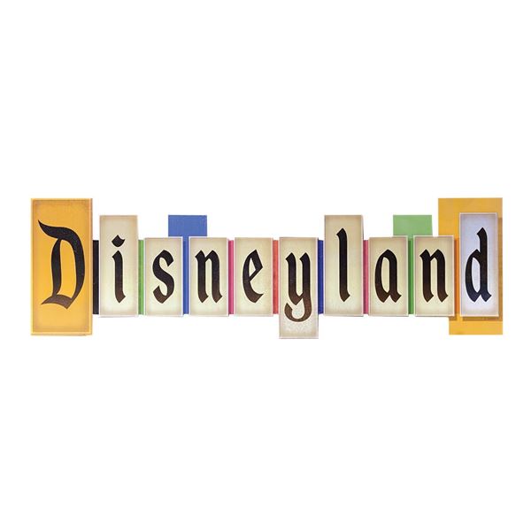 Disneyland Marquee Sign.