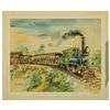Image 1 : Sam McKim Disneyland Railroad Concept Painting.