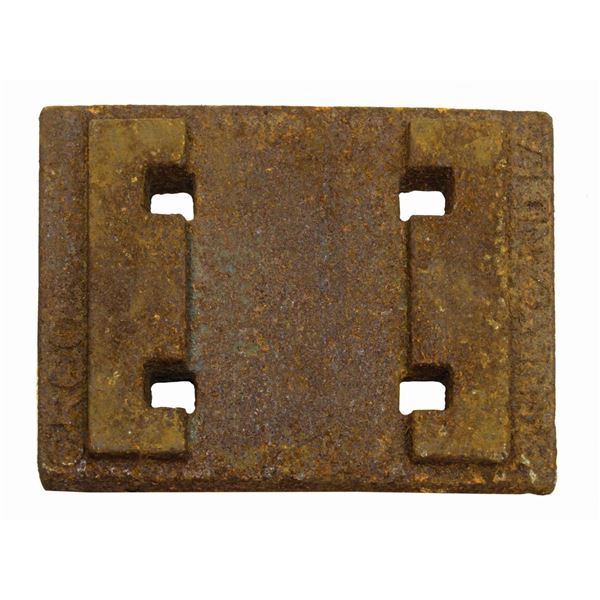 Disneyland Railroad Tie Plate.