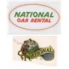 Image 1 : Pair of National Car Rental Graphics.