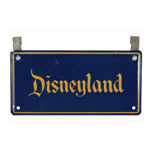 Disneyland Stroller License Plate.