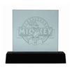 Image 2 : Mickey's 60th Birthday Light-Up Glass Plaque.