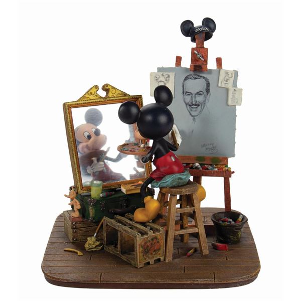 Self-Portrait Mickey Mouse Figurine.