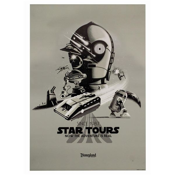 Star Tours Anniversary Attraction Poster.