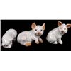 Image 2 : 3 Glazed Redware Piglets