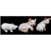 Image 8 : 3 Glazed Redware Piglets