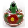 Image 8 : Mexican Hand Painted Redware Pottery Pitcher