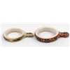 Image 8 : 2 Mata Ortiz Sgraffito Pottery Snake Pot Stands