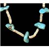 Image 2 : Navajo Bisbee Turquoise Nugget & Heishi Necklace