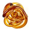Image 8 : Amber Glass Knot Wrap Sculpture