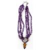 Image 7 : Sterling Crystal and Amethyst Pendant Necklace