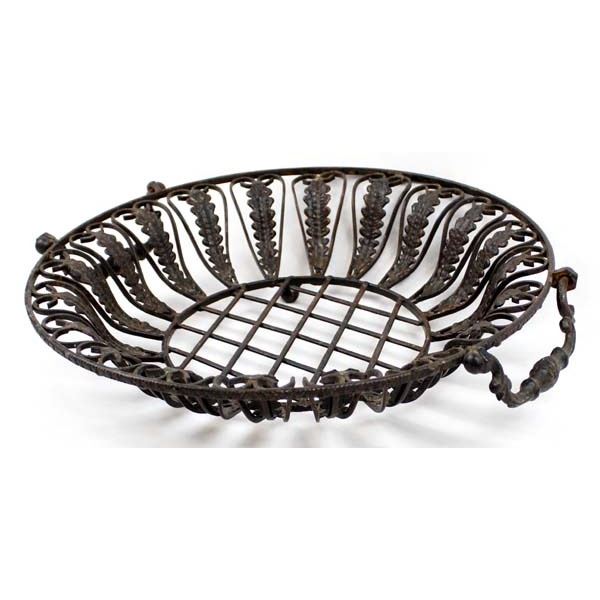 Cast Metal Fruit Basket