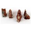 Image 10 : 4 Peruvian Carved Stone Animals