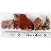 Image 14 : 4 Peruvian Carved Stone Animals