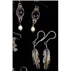 Image 8 : 17 Pairs of Pierced Earrings, Some Sterling