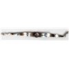 Image 8 : Zuni Sterling Channel Inlay Link Bracelet