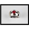 Image 1 : BEAUTIFUL DIAMOND , RUBY  WHITE  GOLD RING #2076691