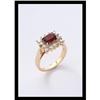 Image 1 : BEAUTIFUL DIAMOND AND RUBY RING IN YELLOW GOLD.#2076716