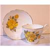 Image 1 : Consort China Cup & Saucer YELLOW ROSE #2076937