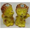 Image 1 : FIGURAL SALT & PEPPER - 2 LIONS #2076956