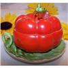 Image 1 : ROYAL BAYREUTH Covered Sugar/Underplate TOMATOE#2077205