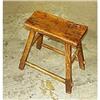 Image 1 : ANTIQUE Rustic Elmwood Flat Top Stool China #2077722