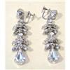 Image 1 : vintage Eisenberg Ice Drop Crystal Earrings #2077773