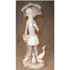 Image 1 : LLADRO Girl UMBRELLA & Ducks #4510 #2077824