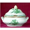 Image 1 : HEREND Chinese BOUQUET Sauce Dish LEMON Handle #2077940