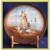 Image 1 : French Decorative Plate Hand-Painted Ceramic #2078249