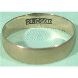 Wedding Band English 9k gold Size 6 #2078694