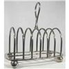 Image 1 : Scottish Toast Rack c1900 Silver Plate #2078763