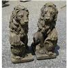 Image 1 : 2 ANTIQUE ARCHITECTURAL LION GARDEN STATUARY #2078999