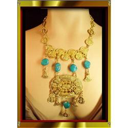 Extraordinary Turquoise Egyptian NECKLACE #2090003