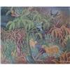 Image 1 : Haitian Painting on Canvas by Joseph Guercin #2090075