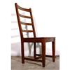 Image 1 : WALNUT MISSION STYLE DINING ROOM KITCHEN CHAIR #2090129