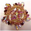 Image 1 : 40's PINK IRIDESCENT Large BROOCH #2098005