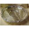 Image 1 : Sheridan Silverplate Tray For Punch Bowl Set #2098429