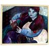 Image 1 : ORIGINAL PAINTING OF A WOMAN READING A BOOK #2098905