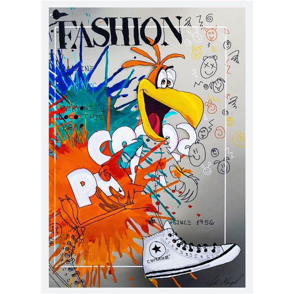 Shani Moyal- Original Mixed Media "Coco Puffs"