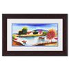 Image 1 : Moshe Leider, Framed Original Mixed Media Watercolor Painting, Hand Signed with Letter of Authentici