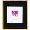 Image 2 : Peter Max- Original Lithograph "Cosmic Runner with planets (Mini)"