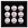Image 1 : "Starting 8 Ball Set" Cased Set of 8 Baseballs Signed by the Big Red Machine's Starting Eight. Inclu
