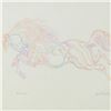 Image 2 : Guillaume Azoulay, "Essai AC" Framed Original Color Pencil Drawing, Hand Signed with Letter of Authe