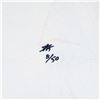 Image 2 : Steve Kaufman (1960-2010) "Jesus Peace (State 2)" Hand Signed and Numbered Limited Edition Hand Pull
