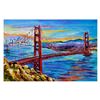 Image 1 : Yana Rafael, "What a View" Hand Signed Original Painting on Canvas with COA.